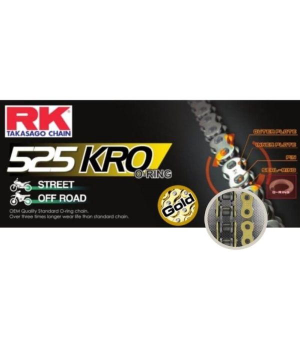 Chaine RK 525 O'Ring renforcée
