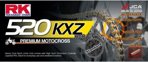 Chaine RK 520 compétition cross 106 M