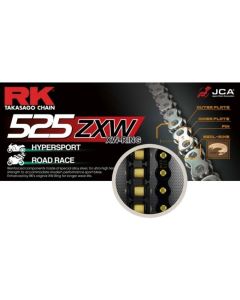 Rivet master link RK 525 ZXWBL black-gold