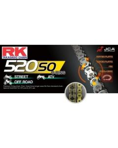 Clip master link RK 520 SOGB gold