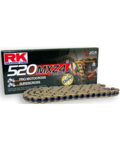 Chain RK 520 racing cross gold 124L