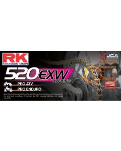 Chain RK 520 XW'Ring super reinforced 122 L