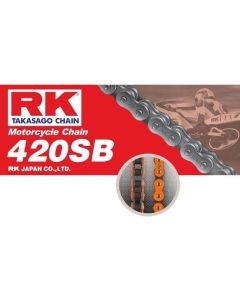 Chain RK 420 reinforced  orange 126 L