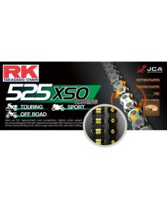 Chaine RK RX'Ring renforc. coul. noir-or