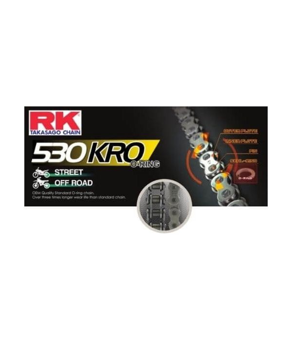 Chain RK 530 O'Ring reinforced