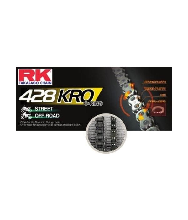 Chain RK 428 o'ring reinforced