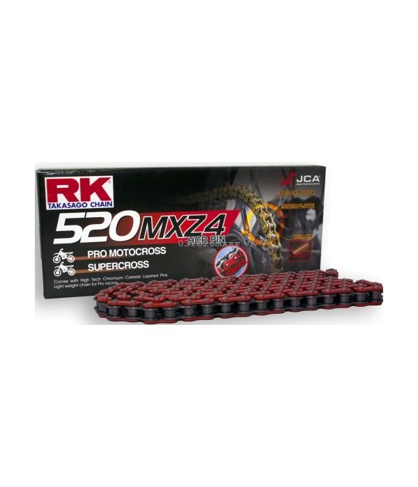 Chain RK 520 racing cross RED 120 L