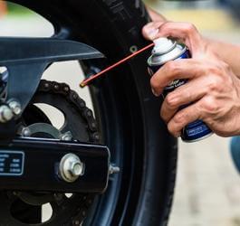 Maintaining your motorbike chain